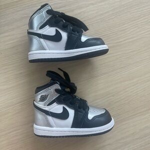 Air Jordan 1 Retro High OG TD 'Silver size 4C
